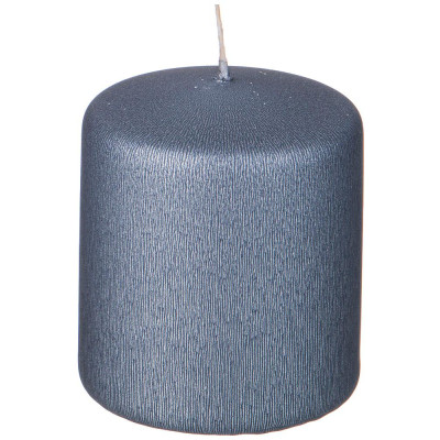 Свеча столбик 7/5,8см серый ADPAL 348-869