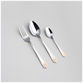 Набор столовых приборов SOLE 12 пр., сталь 18/0 AGNESS 1000-009