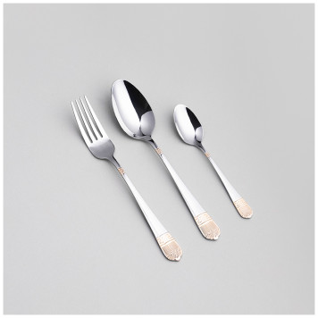 Набор столовых приборов SOLE 12 пр., сталь 18/0 AGNESS 1000-009