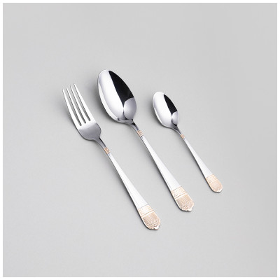 Набор столовых приборов SOLE 12 пр., сталь 18/0 AGNESS 1000-009