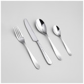 Набор столовых приборов REGINA 24 пр., сталь 18/10 AGNESS 1000-010