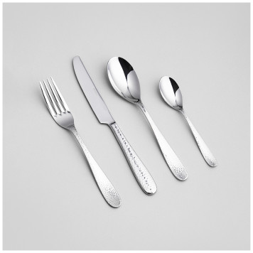 Набор столовых приборов REGINA 24 пр., сталь 18/10 AGNESS 1000-010