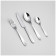 Набор столовых приборов REGINA 24 пр., сталь 18/10 AGNESS 1000-010