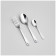 Набор столовых приборов PRIMA 18 пр., сталь 18/10 AGNESS 1000-024