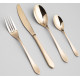 Набор столовых приборов SENSO 24 пр., сталь 18/10, пвд покрытие, цвет: шампань AGNESS 1000-030