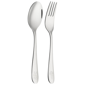 Набор детских столовых приборов zoo 2 пр AGNESS 1000-031