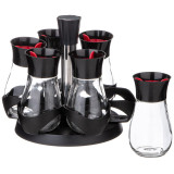 Набор баночек для специй из 6 шт. на вращающейся подставке AGNESS 172-143