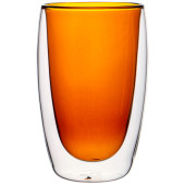 Стакан с двойными стенками "DOUBLE-WALL" 450 мл. диаметр=8,5 см. высота=14,5 см (кор=48шт.) AGNESS 249-211