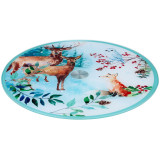 Тортовница вращающаяся "ЗИМНЯЯ СКАЗКА" 32*2,5 см AGNESS 357-248