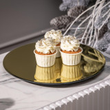 Тортовница вращающаяся "GOLDEN MIRROR" 30 см AGNESS 357-250