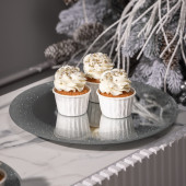 Тортовница вращающаяся "SILVER MIRROR" 30 см AGNESS 357-251