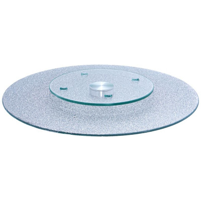 Тортовница вращающаяся "SILVER MIRROR" 30 см AGNESS 357-251-1-1