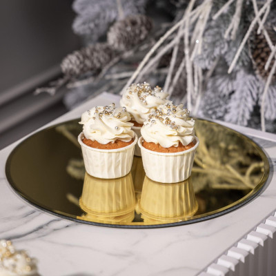 Блюдо сервировочное "GOLDEN MIRROR" 30 см AGNESS 357-256