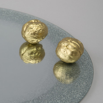 Блюдо сервировочное "SILVER MIRROR" 30 см AGNESS 357-257-1-2