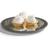 Тортовница вращающаяся "SILVER MIRROR" 30 см AGNESS 357-260