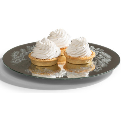 Тортовница вращающаяся "SILVER MIRROR" 30 см AGNESS 357-260