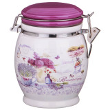 Банка "ЛАВАНДОВАЯ ВЕСНА" 11,5*15 см 750 мл (кор=24шт.) AGNESS 358-1103