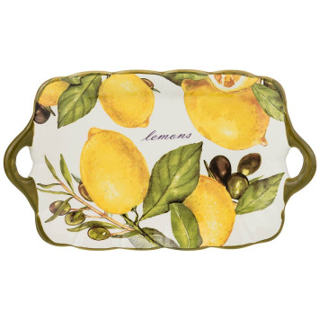 Блюдо "ЛЕМОН ТРИ" 23,5*14*2,5 см (кор=36шт.) AGNESS 358-1542