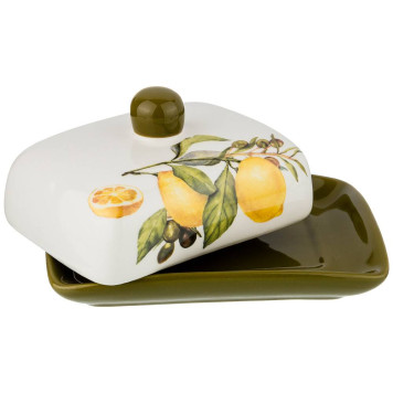Масленка "ЛЕМОН ТРИ" 17*12,5*9 см (кор=24шт.) AGNESS 358-1566-1