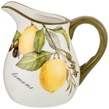 Кувшин "ЛЕМОН ТРИ" 18*13*16,5 см 1150 мл (кор=16шт.) AGNESS 358-1581