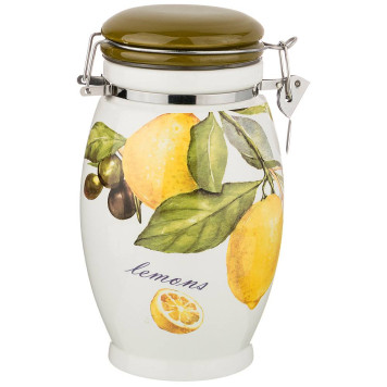 Банка "ЛЕМОН ТРИ" 11,5*20 см 1100 мл (кор=18шт.) AGNESS 358-1584