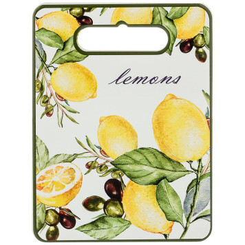 Подставка под горячее "ЛЕМОН ТРИ" 20*15*1 см (кор=36шт.) AGNESS 358-1608