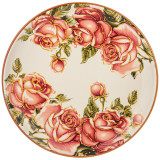 Тарелка подстановочная "КОРЕЙСКАЯ РОЗА" 26*26 см. высота=3 см. (кор=16шт.) AGNESS 358-1701