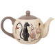 Чайник "ПАРИЖСКИЕ КОТЫ" 22,5*13,5*14,5 см 900 мл (кор=16шт.) AGNESS 358-1723