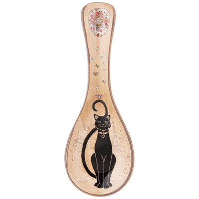 Подставка под ложку "ПАРИЖСКИЕ КОТЫ" 25*9*2,5 см (кор=48шт.) AGNESS 358-1724