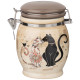 Банка "ПАРИЖСКИЕ КОТЫ" 11,5*15 см 750 мл (кор=24шт.) AGNESS 358-1726