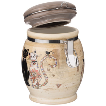 Банка "ПАРИЖСКИЕ КОТЫ" 11,5*15 см 750 мл (кор=24шт.) AGNESS 358-1726-2