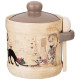 Сахарница с ложкой "ПАРИЖСКИЕ КОТЫ" 11*9,3*11,5 см 320 мл (кор=36шт.) AGNESS 358-1732