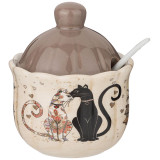 Сахарница "ПАРИЖСКИЕ КОТЫ" 10*11,5 см 240 мл (кор=36шт.) AGNESS 358-1737