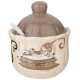 Сахарница "ПАРИЖСКИЕ КОТЫ" 10*11,5 см 240 мл (кор=36шт.) AGNESS 358-1737
