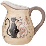 Кувшин "ПАРИЖСКИЕ КОТЫ" 18*13*16,5 см 1150 мл (кор=16шт.) AGNESS 358-1739