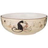 Салатник "ПАРИЖСКИЕ КОТЫ" 16,5*6 см 800 мл (кор=24шт.) AGNESS 358-1745