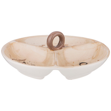 Менажница 3 секции "ПАРИЖСКИЕ КОТЫ" 22*7,5 см (кор=16шт.) AGNESS 358-1905