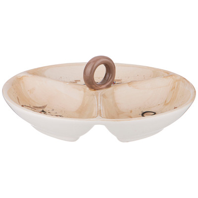 Менажница 3 секции "ПАРИЖСКИЕ КОТЫ" 22*7,5 см (кор=16шт.) AGNESS 358-1905