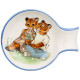 Подставка под ложку "ТИГРИНЫЕ ИСТОРИИ" 15*11,5*2,5 см (кор=48шт.) AGNESS 358-1911