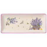 Блюдо "ПРОВАНС ЛАВАНДА" 28*12 см. высота=3 см. (кор=32шт.) AGNESS 358-2000