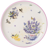 Тарелка подстановочная "ПРОВАНС ЛАВАНДА" 26*26 см. высота=3 см. (кор=16шт.) AGNESS 358-2004
