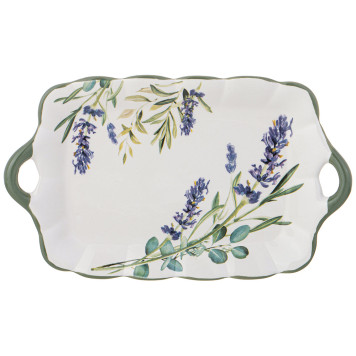 Блюдо "ЛАВАНДА" 23,5*14*2,5 см (кор=36шт.) AGNESS 358-2142