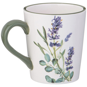 Кружка "ЛАВАНДА" 13*9,5*10,5 см 300 мл (кор=36шт.) AGNESS 358-2144-1