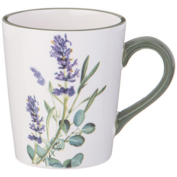 Кружка "ЛАВАНДА" 13*9,5*10,5 см 300 мл (кор=36шт.) AGNESS 358-2144