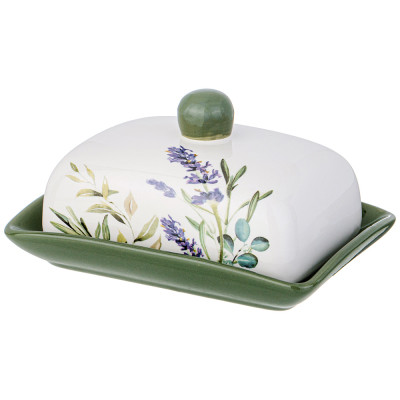 Масленка "ЛАВАНДА" 17*12,5*8,5 см (кор=24шт.) AGNESS 358-2150