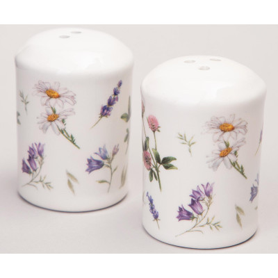 Набор для специй "FLOWER STORY" 2пр. 4,5*6,5 см (кор=60наб.) AGNESS 358-2168-1