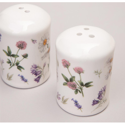 Набор для специй "FLOWER STORY" 2пр. 4,5*6,5 см (кор=60наб.) AGNESS 358-2168-2