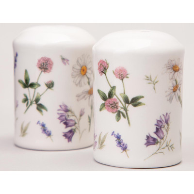 Набор для специй "FLOWER STORY" 2пр. 4,5*6,5 см (кор=60наб.) AGNESS 358-2168-3