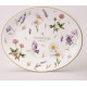 Блюдо овальное "FLOWER STORY" 31,5*25,5*3 см (кор=12шт.) AGNESS 358-2170