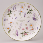 Тарелка обеденная "FLOWER STORY" 26*3 см (кор=16шт.) AGNESS 358-2171